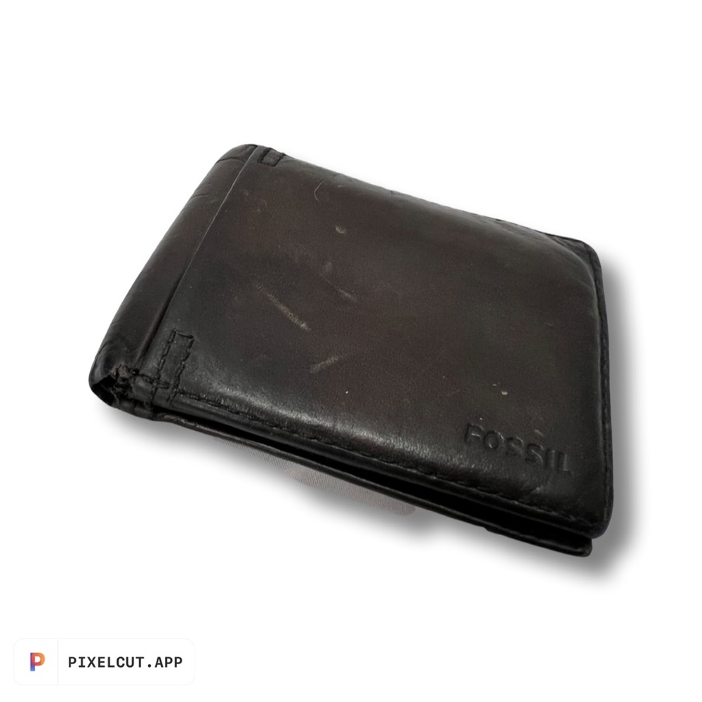 Mens Leather Brown Fossil Wallet